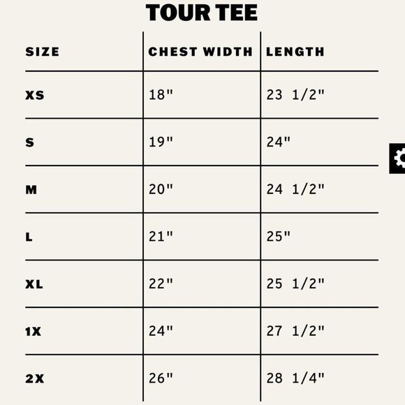 DAYDREAMER Loretta Lynn In Concert Tour Tee, Size M, New with Tag MSRP $85 - Picture 11 of 15